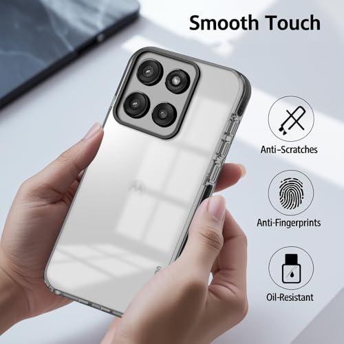 KARWAN® Back Cover|Moto Edge 60 Stylus Back Cover |Polycarbonate Material| Full Camera Pro XLtection |Perfectly Fit| Case for Moto Edge 60 Stylus - Black - Image 2