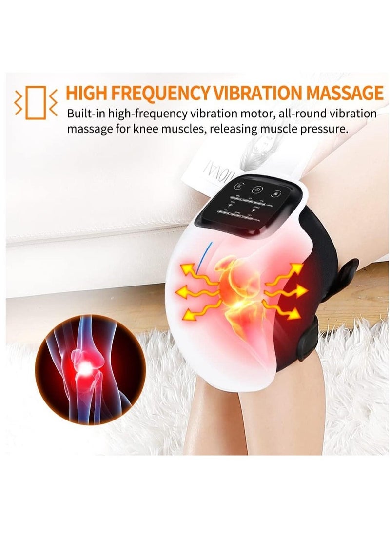 IAF Knee Massager with Heat and Kneading for Pain Relieï¼ŒInfrared Heated Vibration Physiotherapy for Arthritis Massagerï¼ŒCramps and Joint Warmer Rechargeable LED Display - Image 2