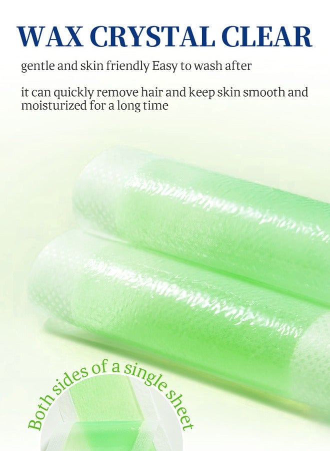 ديسار مجموعة شرائط الشمع 20 قطعة لإزالة الشعر - مستخلصات نباتية طبيعية تهدئ البشرة الناعمة - شرائح شمعية قابلة للتشذيب للجسم والوجه والساقين والحواجب (البشرة الجافة (زيت الأرغان + زبدة الشيا)) - Image 4