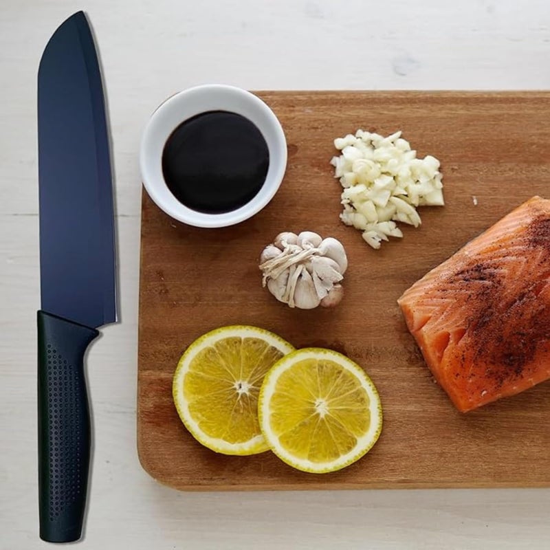 BENCI Kitchen Knife Black Blade 12 Inch Peeling Knife with Razor Sharp Blade Modern Chopping Knife for Kitchen Ergonomic Handle Professional Kitchen Knives Chef Knife - Image 3