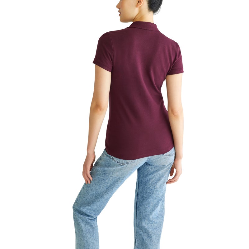 Aeropostale Aero Solid A87 Polo, Royal Plum, M - Image 3