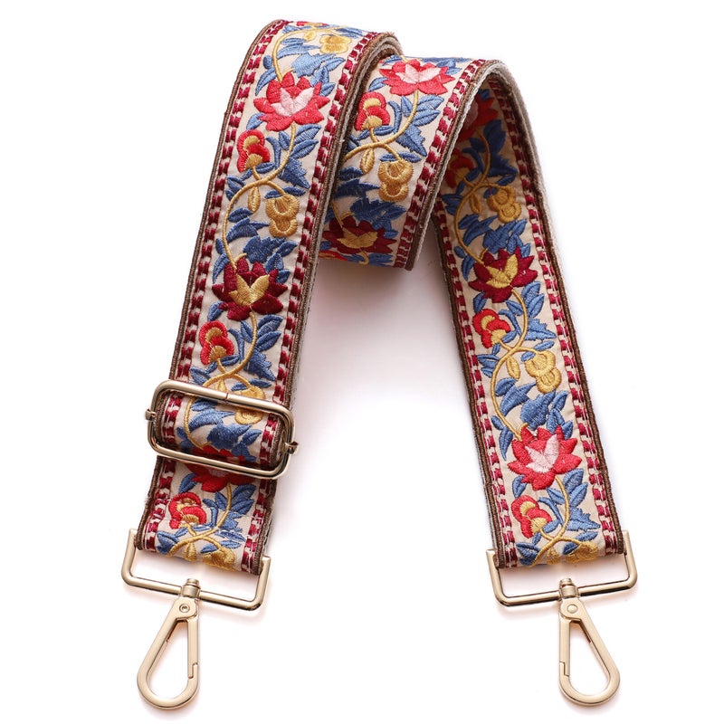 S-Jacorry Purse Strap Replacement Crossbody Wide Shoulder Strap Adjustable Canvas Straps Handbag Strap Replacement Belts - Image 1