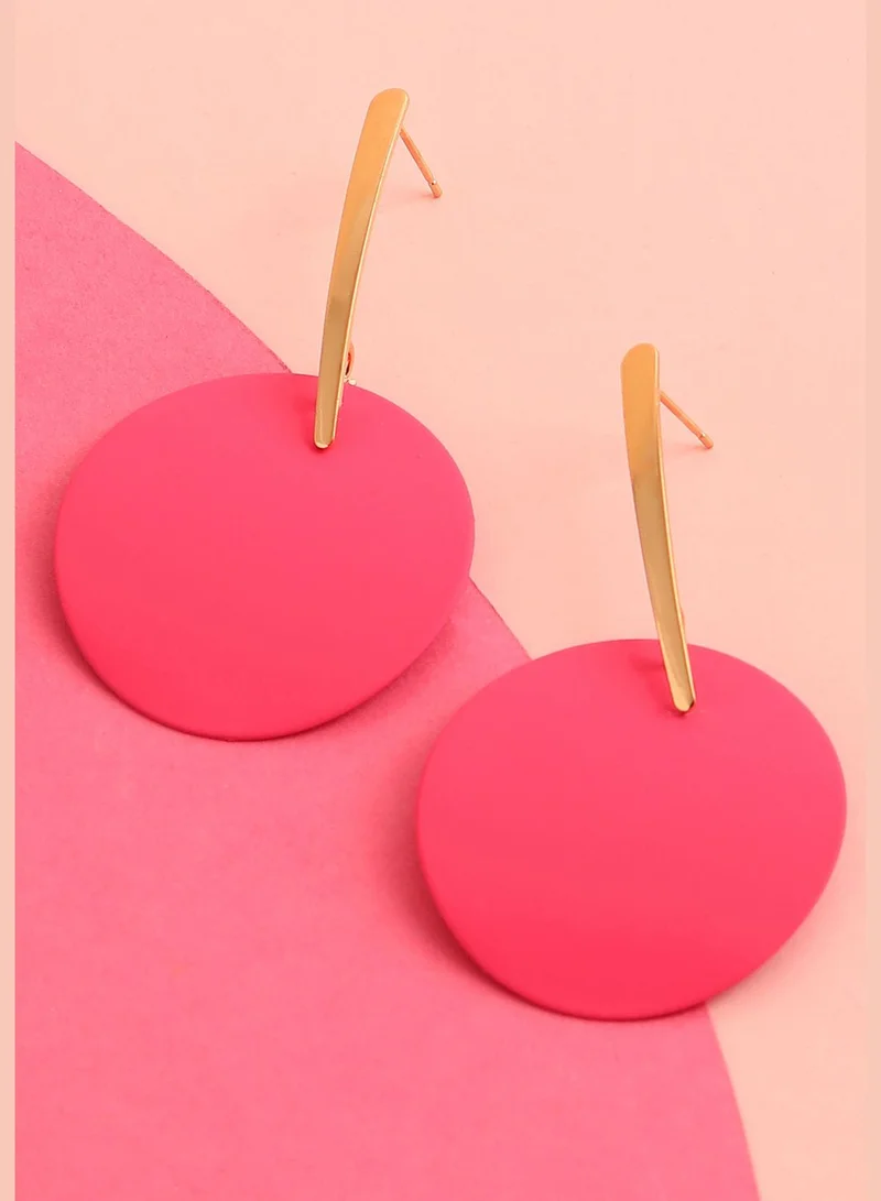 SOHI Gold Plated Casual Designer Drop Earring For Women