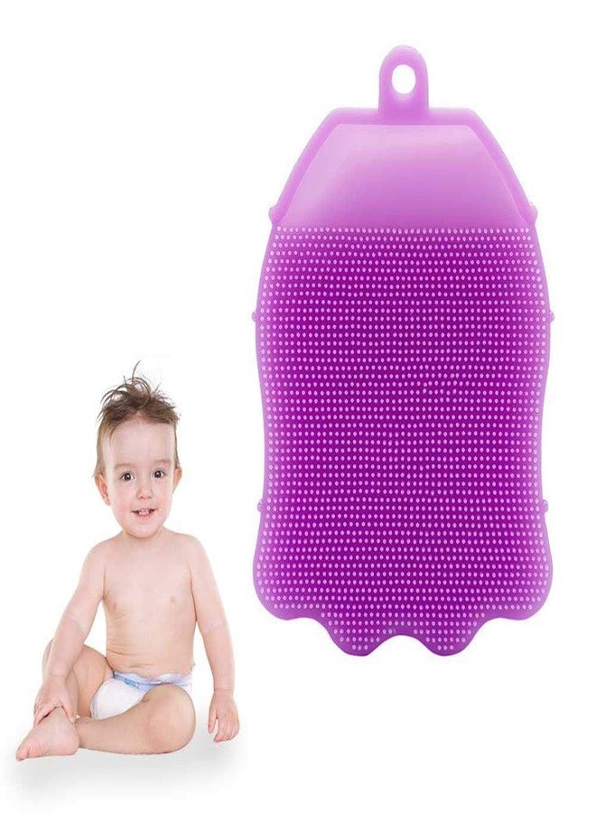NETXE Anti Cellulite Shower Brush Scrub Silicone Bath Brush Body Scrubber Glove Sponge Skin Cleaning Bathroom Body Bath Shower Brush (MULTI COLOR) - Image 1