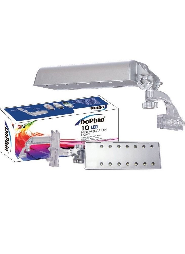 DoPhin - ديكور حوض السمك الصغير بإضاءة LED - Image 1