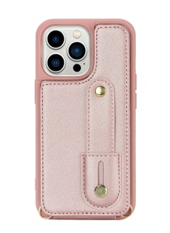 Suteni Back Cover Wristband Card Slots Leather Phone Case for iPhone  - Image 1