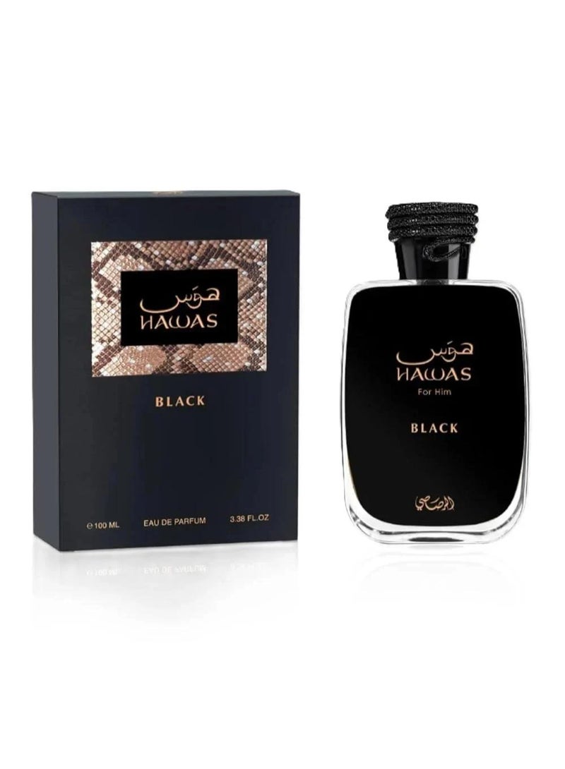 Black Rasasi Obsession Black Eau de Parfum 100ml - Image 2