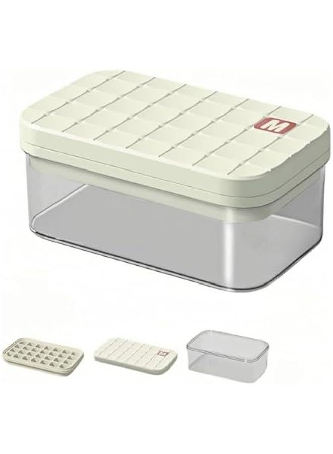 Silicone Ice Tray, Large Capacity, Ice Tray, Ice Mold with Lid, For Refrigerators, Easy Remove, Leak Proof, Ultra Low Temperature Resistant, Makes Clear Ice, Kitchen Utensils, Ultra Low Temperature  - Image 1