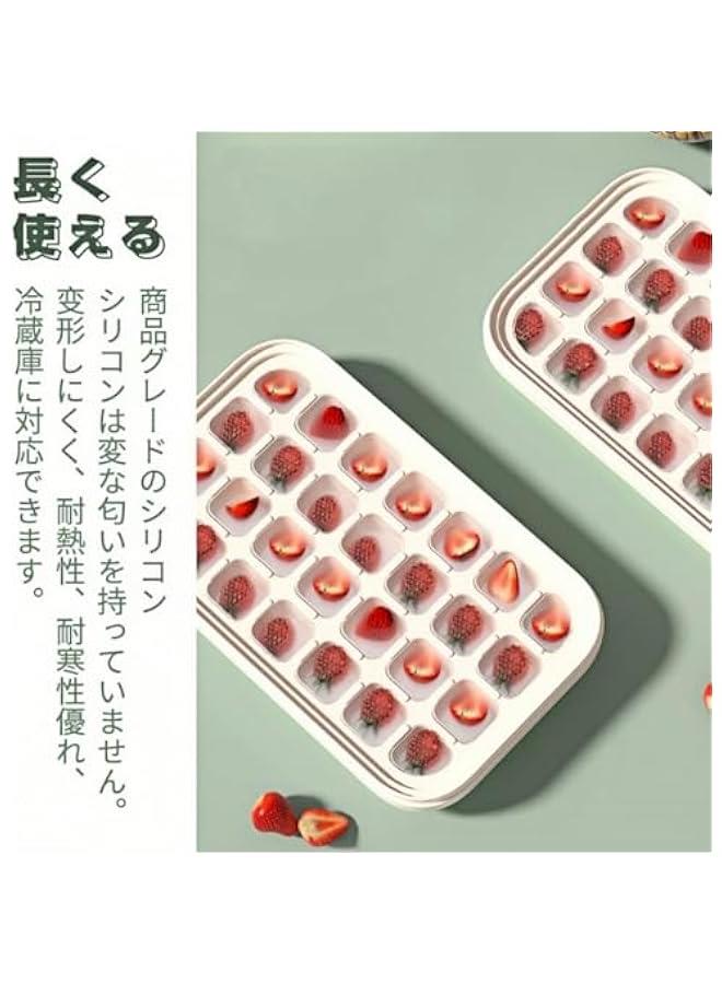 Silicone Ice Tray, Large Capacity, Ice Tray, Ice Mold with Lid, For Refrigerators, Easy Remove, Leak Proof, Ultra Low Temperature Resistant, Makes Clear Ice, Kitchen Utensils, Ultra Low Temperature  - Image 5