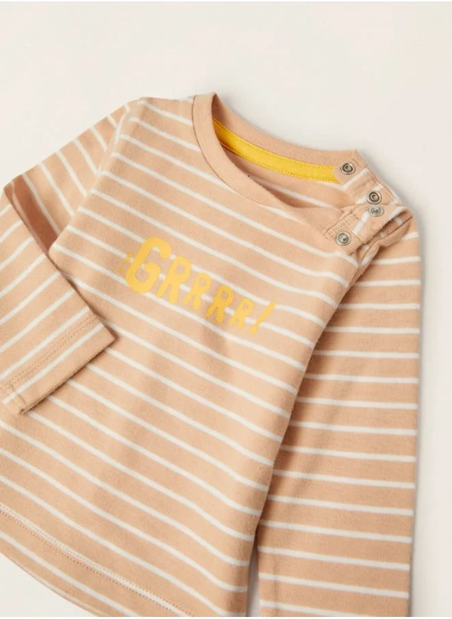 Zippy Zippy Long Sleeve Cotton T-Shirt For Newborn