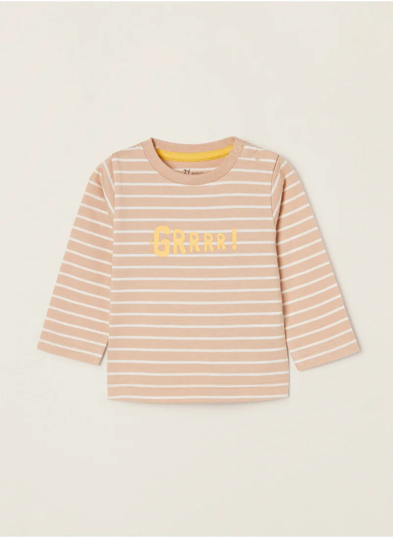 Zippy Zippy Long Sleeve Cotton T-Shirt For Newborn