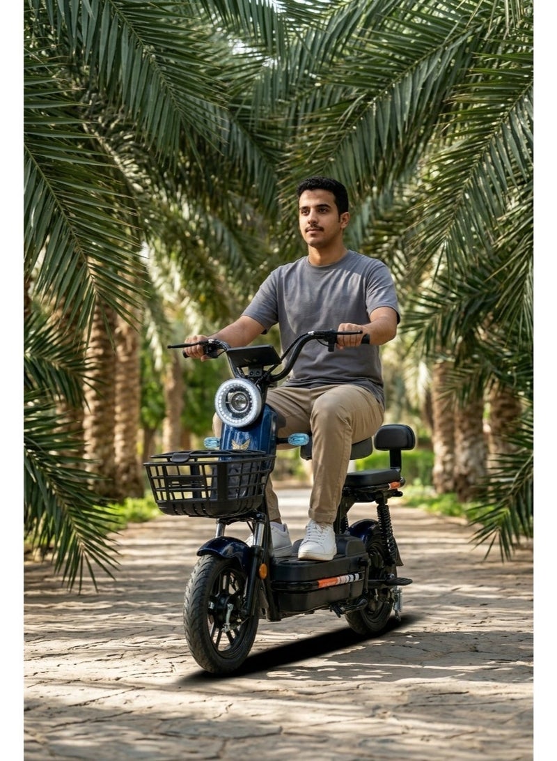 High-Performance 800W Electric Scooter – 48V 12000mAh Long-Range Commuter with 60 km/h Top Speed, Durable All-Terrain Design, and Enhanced Stability - Image 2