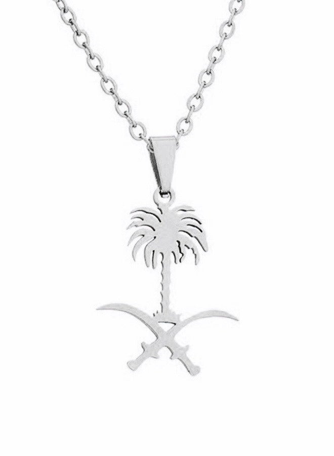 Stainless Steel Necklace For Mens/Womens, Anti Allergic And Heat-Resistant, Perfectly Matched With White Robes And Traditional Clothing,Chain Length 50+5cm - Image 3