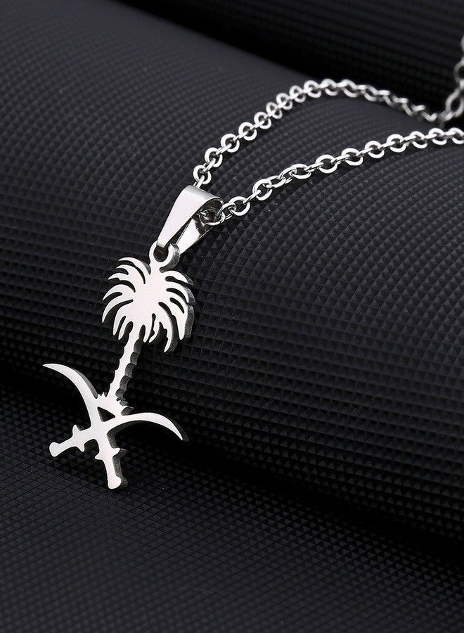 Stainless Steel Necklace For Mens/Womens, Anti Allergic And Heat-Resistant, Perfectly Matched With White Robes And Traditional Clothing,Chain Length 50+5cm - Image 4