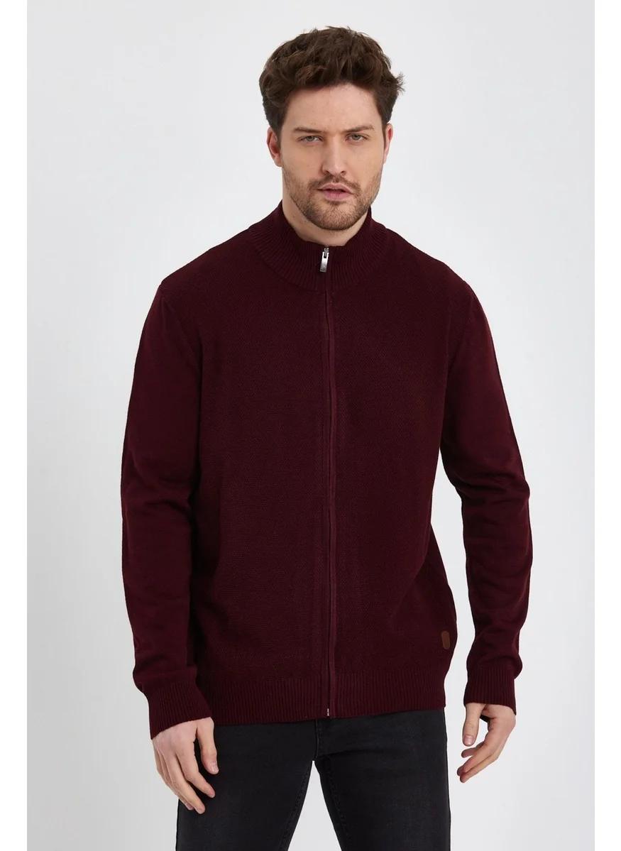 Alexander Gardi Half Turtleneck Zippered Cardigan (E22-5717)