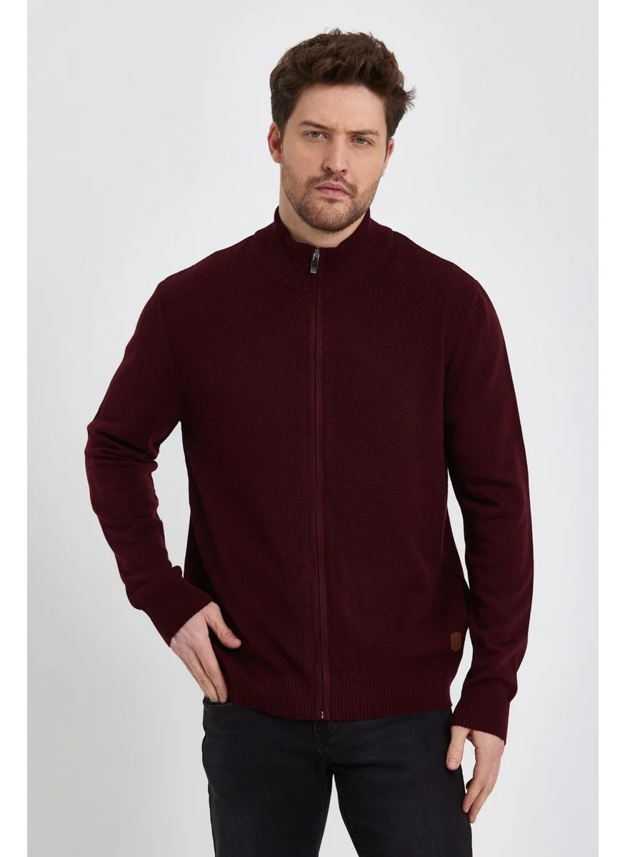 Alexander Gardi Half Turtleneck Zippered Cardigan (E22-5717)