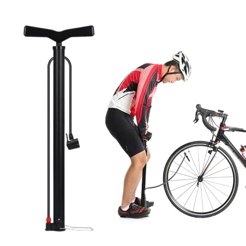 Suzec High Pressure Deluxe/Strong Steel Air Pump for Bicycle, Car, Ball, Motorcycle - Inflatable Air Pump | Floor Air Pumps - Image 1