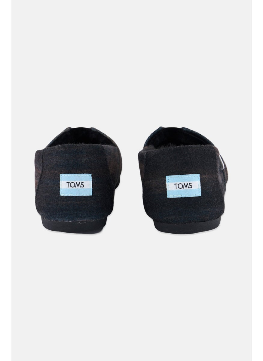 TOMS Women Alpargata Slop On Suede Shoes, Black Combo  - Image 1