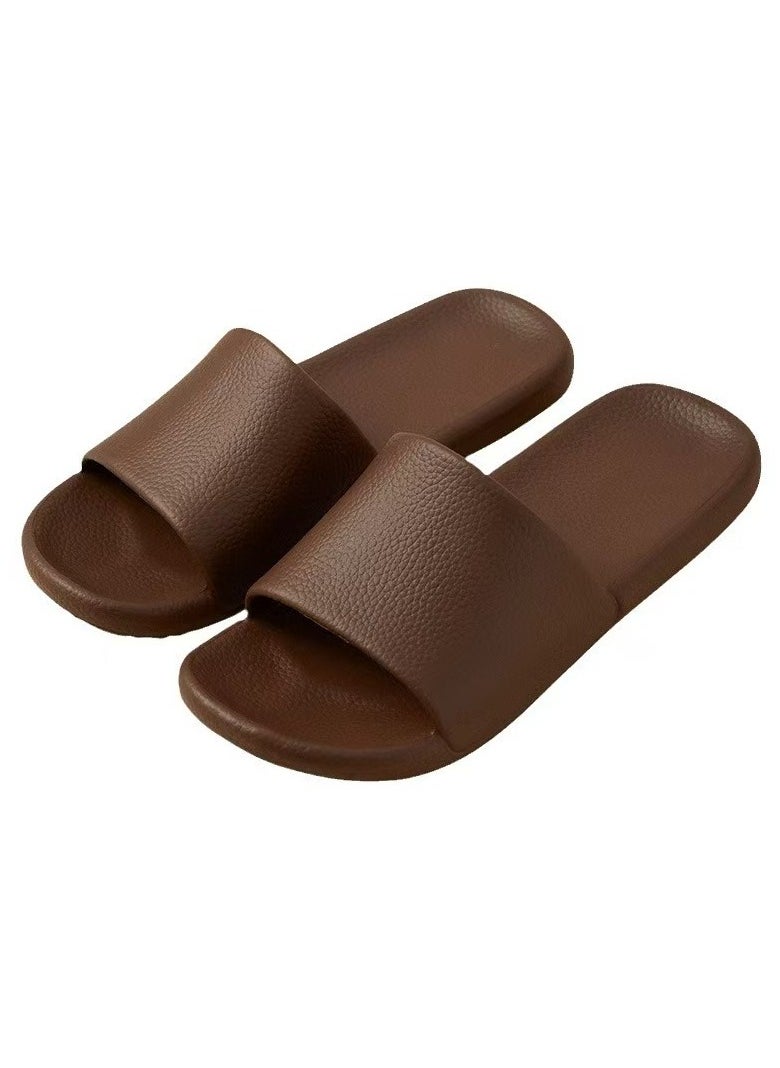 YORGOU Men's and women's bathroom slippers, anti slip quick drying shower shoes, comfortable and soft sole sandals  - Image 1