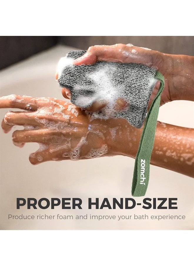 2 Pieces Soap Pouch and Soap Saver Pocket for Use in Shower, Premium Body Scrubber Shower Sponge, Exfoliating Soap Bag Your Bar Soap Best Partner