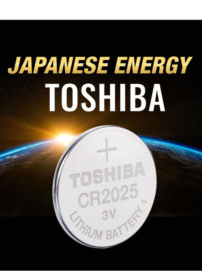10-Piece CR2025 Lithium 3V Coin Cell Battery