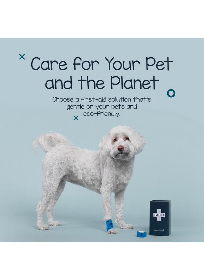PATCH PATCH Eco Pet First Aid Kit for Dogs and Cats. Cat and Dog First Aid Kit with Bandages, Gauze Pads, Tweezers, Scissors, Dog Tick Remover &. Glove. Emergency First Aid Kit for Animals Including Puppy  - Image 4