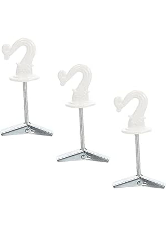 Heavy Duty Metal Foldable Ceiling Hooks 3 Pack for Home Organization Storage - Image 1