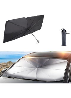 WYBOT Car Windshield Umbrella，Vehicle Windshield Sun Umbrella,Greatha Car Shade, 2023 Upgraded Car Windshield Sun Shade Umbrella  - Image 1