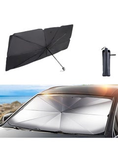WYBOT Car Windshield Umbrella，Vehicle Windshield Sun Umbrella,Greatha Car Shade, 2023 Upgraded Car Windshield Sun Shade Umbrella  - Image 4