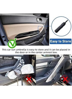 WYBOT Car Windshield Umbrella，Vehicle Windshield Sun Umbrella,Greatha Car Shade, 2023 Upgraded Car Windshield Sun Shade Umbrella  - Image 3