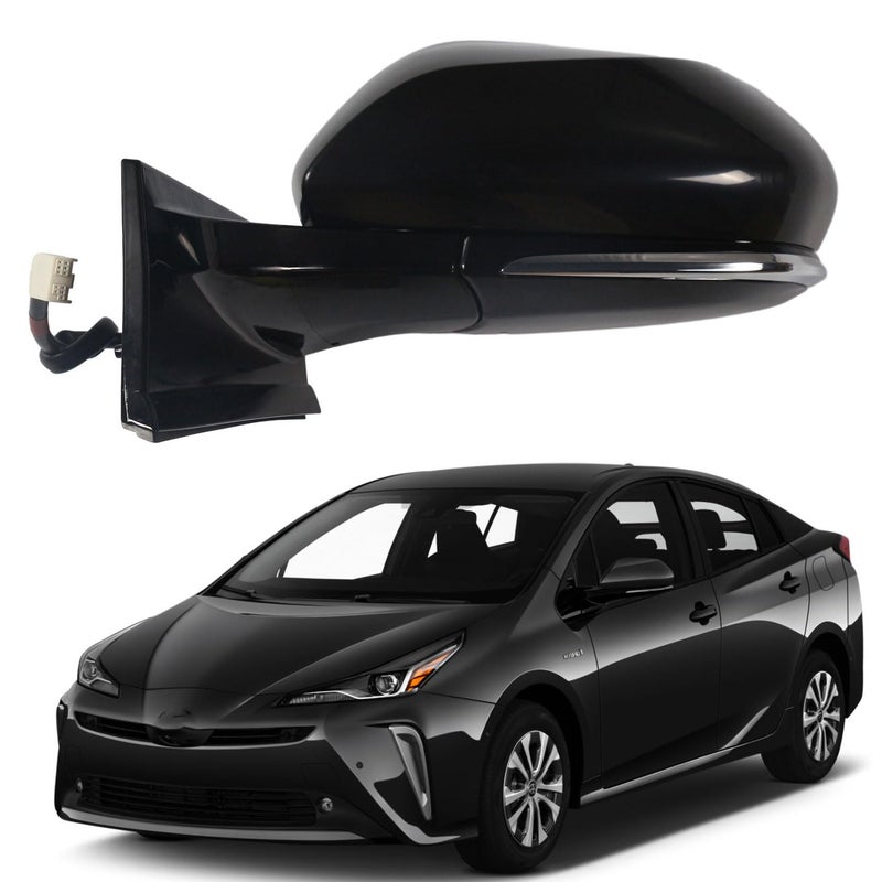 Marretoo for TOYOTA PRIUS Side Mirror Assembly 2016 2017 20182024 Power Heated BSMBlind Spot Monitoring Replacement TO1321357 for TOYOTA PRIUS Accessories Driver SideLH