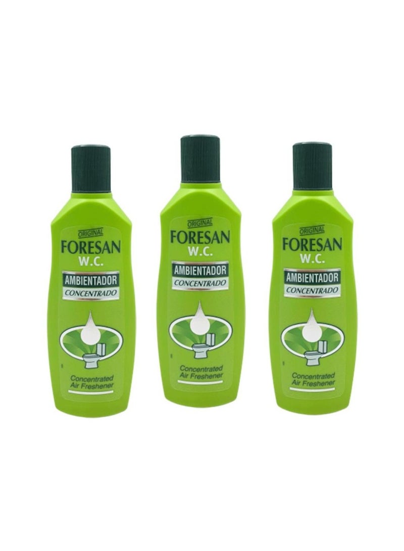 Pack Of 3 Oil Air Freshener Green 125ml