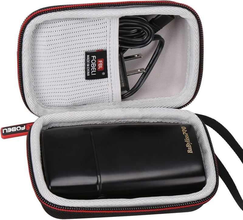FBLFOBELI Hard Storage Case for BaBylissPRO METALFX Single and Double Foil Shavers Shockproof Compact Travel Bag