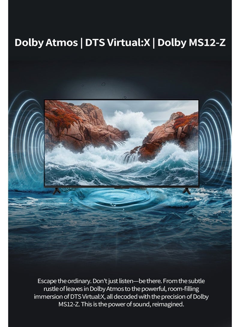 ROWA 75-Inch 4K Mini-LED Smart TV | Google TV | Colorful Quantum Crystal Display | 144Hz Native Refresh | HDR10+ | Dolby Atmos & Vision IQ | AiPQ Pro Processor | Game Master - 2025 Model (International Version) 75R85 Black - Image 3