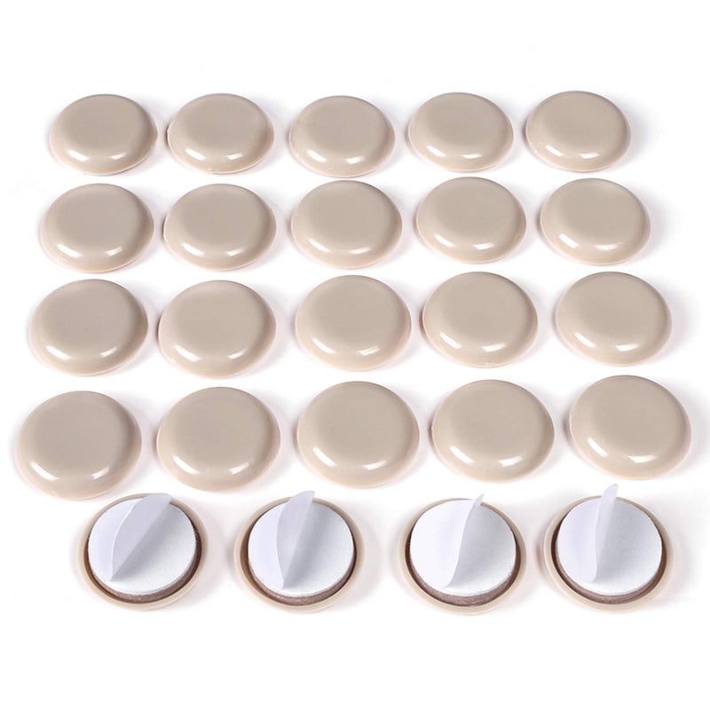 24 PCS SelfStick Furniture Sliders1 Inch Furniture Glides for CarpetFurniture Moving Pads for FurnitureAdhesive Carpet Sliders