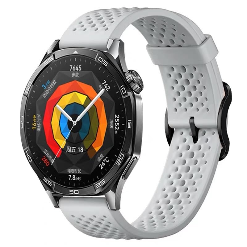 Fekra Luxury 22mm Silicone Strap For Huawei Watch GT6 46mm | GT6 Pro | GT5 46mm | GT4 | GT2 GT3 46mm | Watch 4/4 Pro | Watch 3/3 Pro | GT3 | GT3 Pro | GT Runner