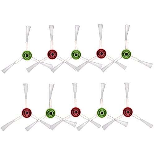 CHAIN PEAK 10 Pieces T20 Omni Side Brush Replacement Parts Compatible with ECOVACS DEEBOT T20 Omni T20e Omni X1 Omni X1 OmniWhite T10 T10 Plus T10 Turbo T10 Omni Side Brushes 5 Pairs - Image 1