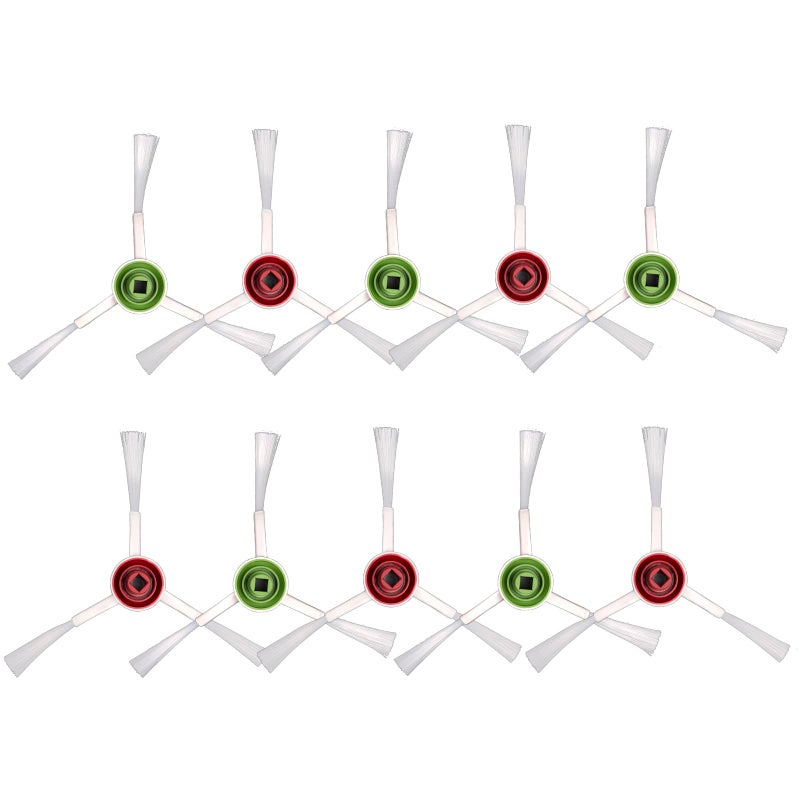 CHAIN PEAK 10 Pieces T20 Omni Side Brush Replacement Parts Compatible with ECOVACS DEEBOT T20 Omni T20e Omni X1 Omni X1 OmniWhite T10 T10 Plus T10 Turbo T10 Omni Side Brushes 5 Pairs - Image 2