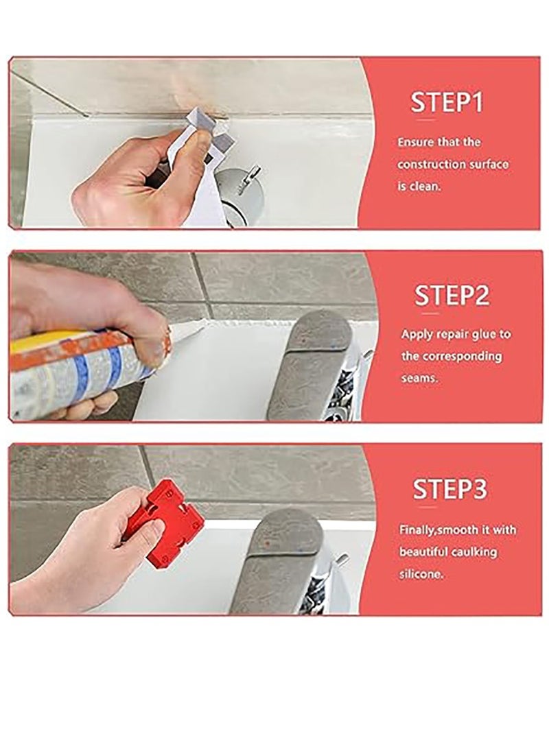 مجموعة أدوات السد الاحترافية مع أدوات إنهاء السد، سهلة الاستخدام مع السيليكون، أدوات إزالة السد وأداة إزالة التعبئة، مجموعة مكونة من 11 قطعة - Image 3