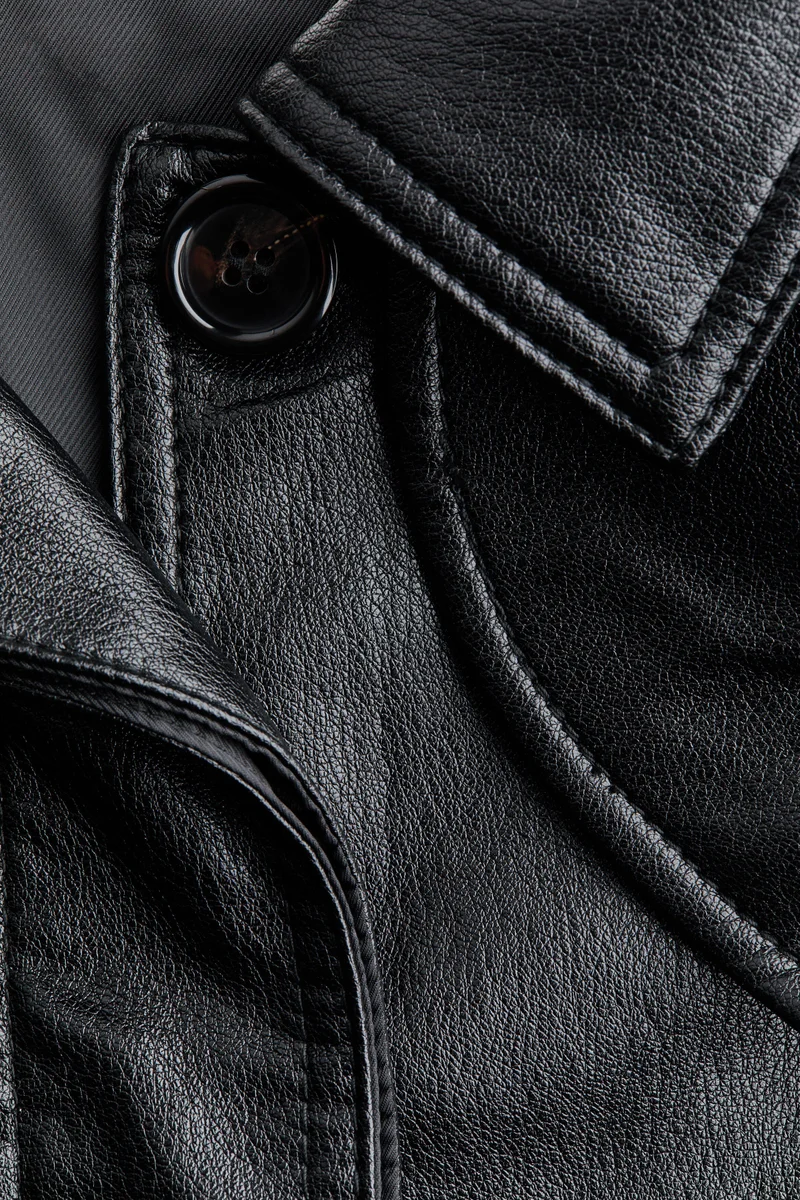 H&M  Oversized coated jacket for Women | Best Price UAE