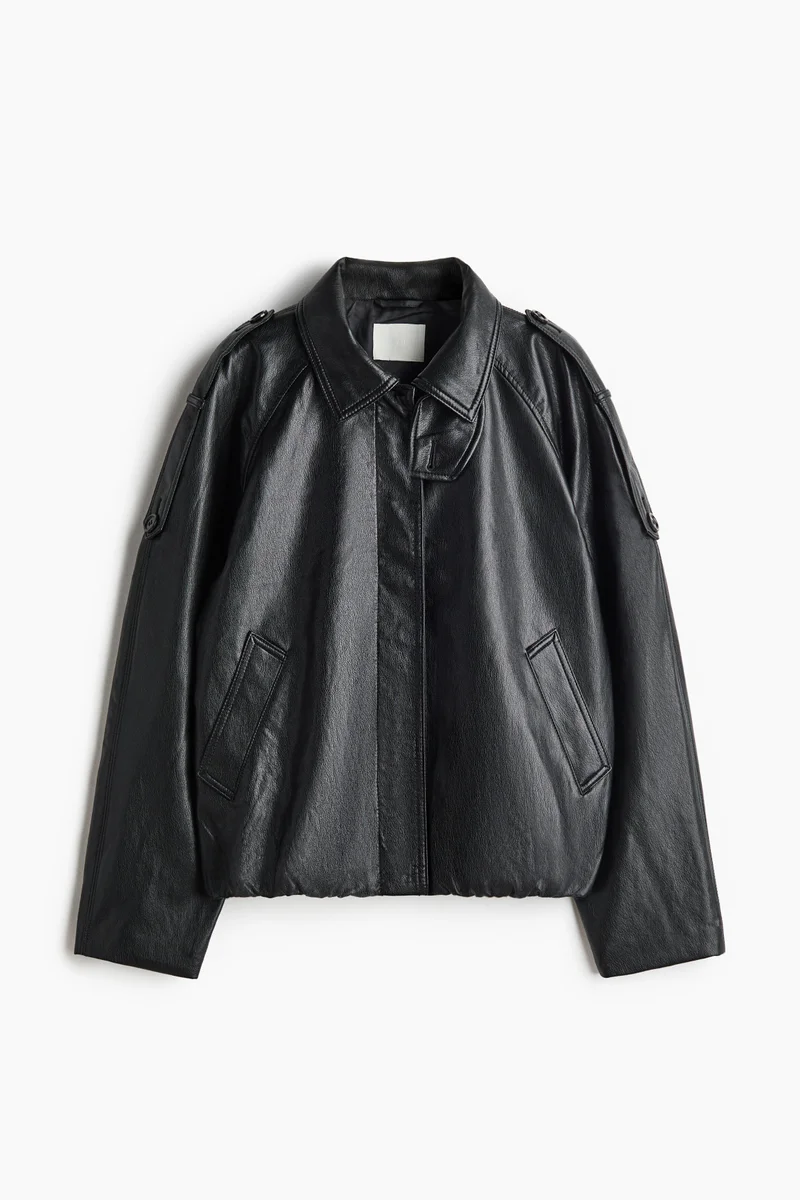 H&M  Oversized coated jacket for Women | Best Price UAE