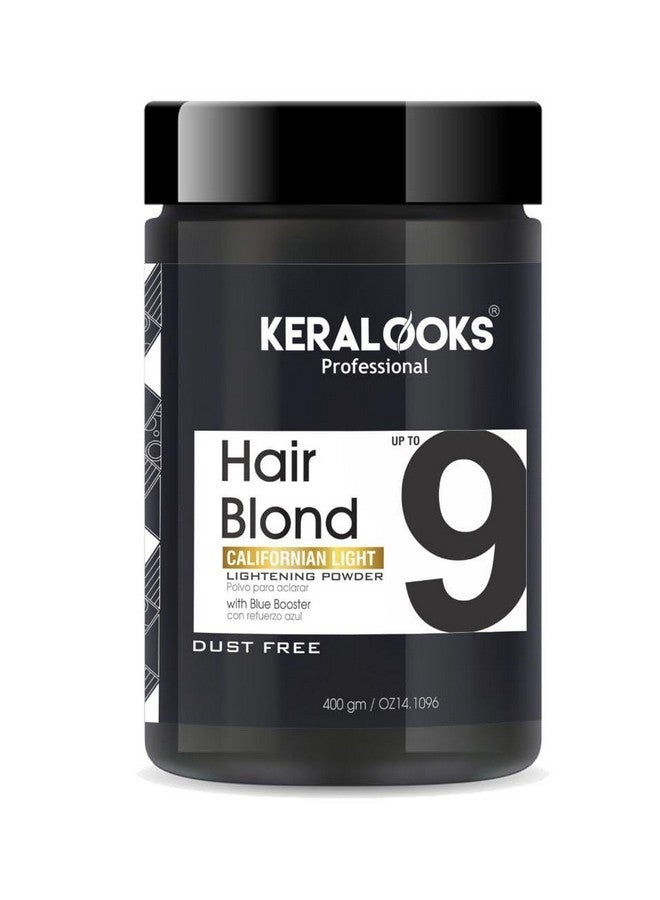 keralooks professional High Performance Dust Free Blond Bleach Powder Hair Pre-Lightener-400Ml | Californian Light With Blue Booster | Up To 9 Level| - Image 1