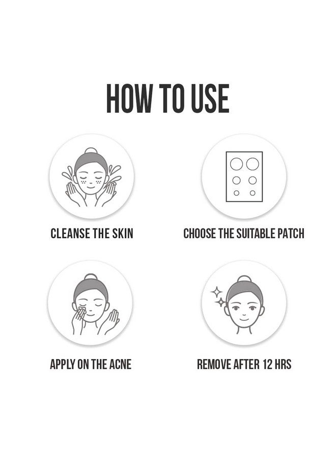 FURR by Pee Safe Acne Patches For Pimples | 30 Hydrocolloid Acne Relief Patches - 3 Sizes | Made with Ayurvedic Ingredients | Anti Inflammatory | Reduces Acne, Spots and Blemishes - Image 5