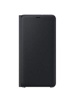Samsung Original Folio Wallet Cover Case for Galaxy A7 2018 - Black