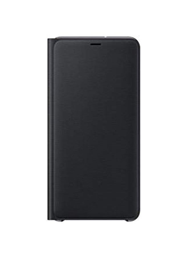 HuHa - Samsung Original Folio Wallet Cover Case for Galaxy A7 2018 - Black - Image 1