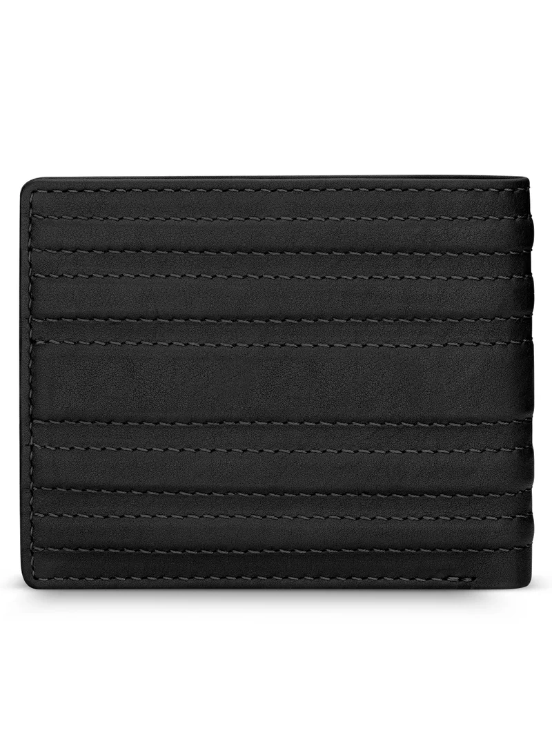 Ducati Corse Linea Black Genuine Leather Wallet For Men