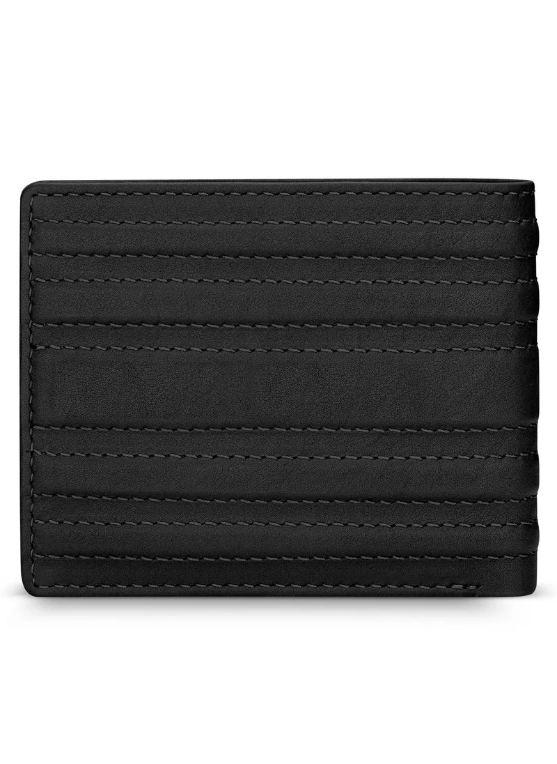 Ducati Corse Linea Black Leather Wallet for Men