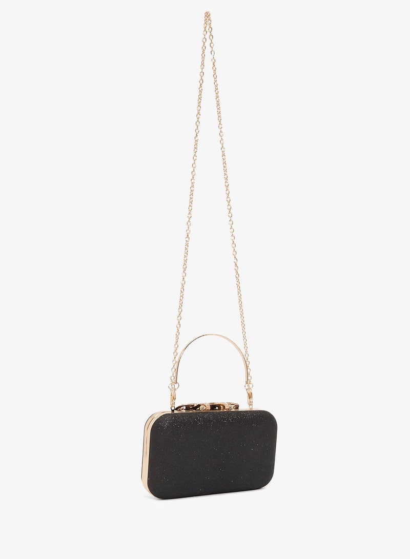 Khizana Gold Accent Detailed Diamonte Embellished Bag - Image 3