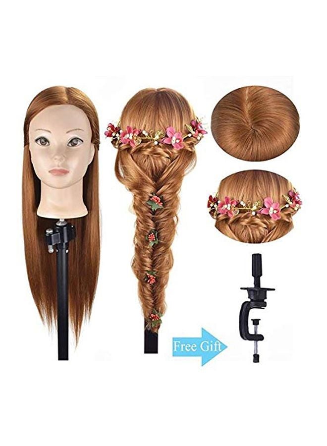 NIBEMINENT Hair Dummy Dark Gold