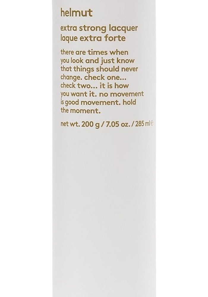 EVO Helmut Original Extra Strong Lacquer - 200g Hair Spray for Extreme Hold and Control - Image 1